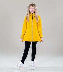 Lenne laste meriinovoodriga softshell parka Dalila 22270*109, kollane 4741593058226 цена и информация | Куртки, пальто для девочек | kaup24.ee