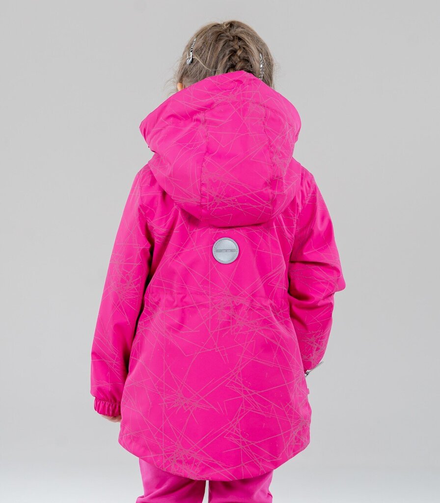 Lenne laste jope/parka 45g Marita 22226*2031, fuksia 4741593038617 hind ja info | Tüdrukute joped ja mantlid | kaup24.ee