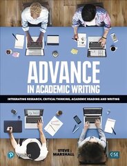 Advance in Academic Writing 2 - Student Book with eText & My eLab (12 months): Integrating Research, Critical Thinking, Academic Reading and Writing цена и информация | Пособия по изучению иностранных языков | kaup24.ee