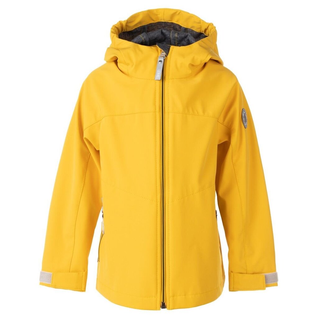 Lenne laste meriinovoodriga softshell jope Vanilli 22232 A*109, kollane 4741593058141 hind ja info | Tüdrukute kampsunid, vestid ja jakid | kaup24.ee