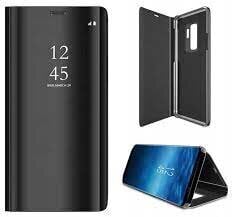 Smart Clear View Case for Samsung A50/A30s/A50s black цена и информация | Чехлы для телефонов | kaup24.ee