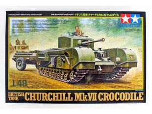 Tamiya - British Tank Churchill Mk. VII Crocodile, 1/48, 32594 hind ja info | Klotsid ja konstruktorid | kaup24.ee