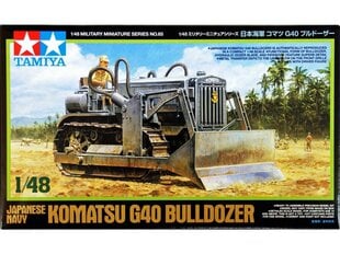 Tamiya - Komatsu G40 Bulldozer Japanese Navy, 1/48, 32565 hind ja info | Klotsid ja konstruktorid | kaup24.ee