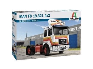 Сборная модель Italeri - MAN F8 19.321 4x2, 1/24, 3946 цена и информация | Конструкторы и кубики | kaup24.ee