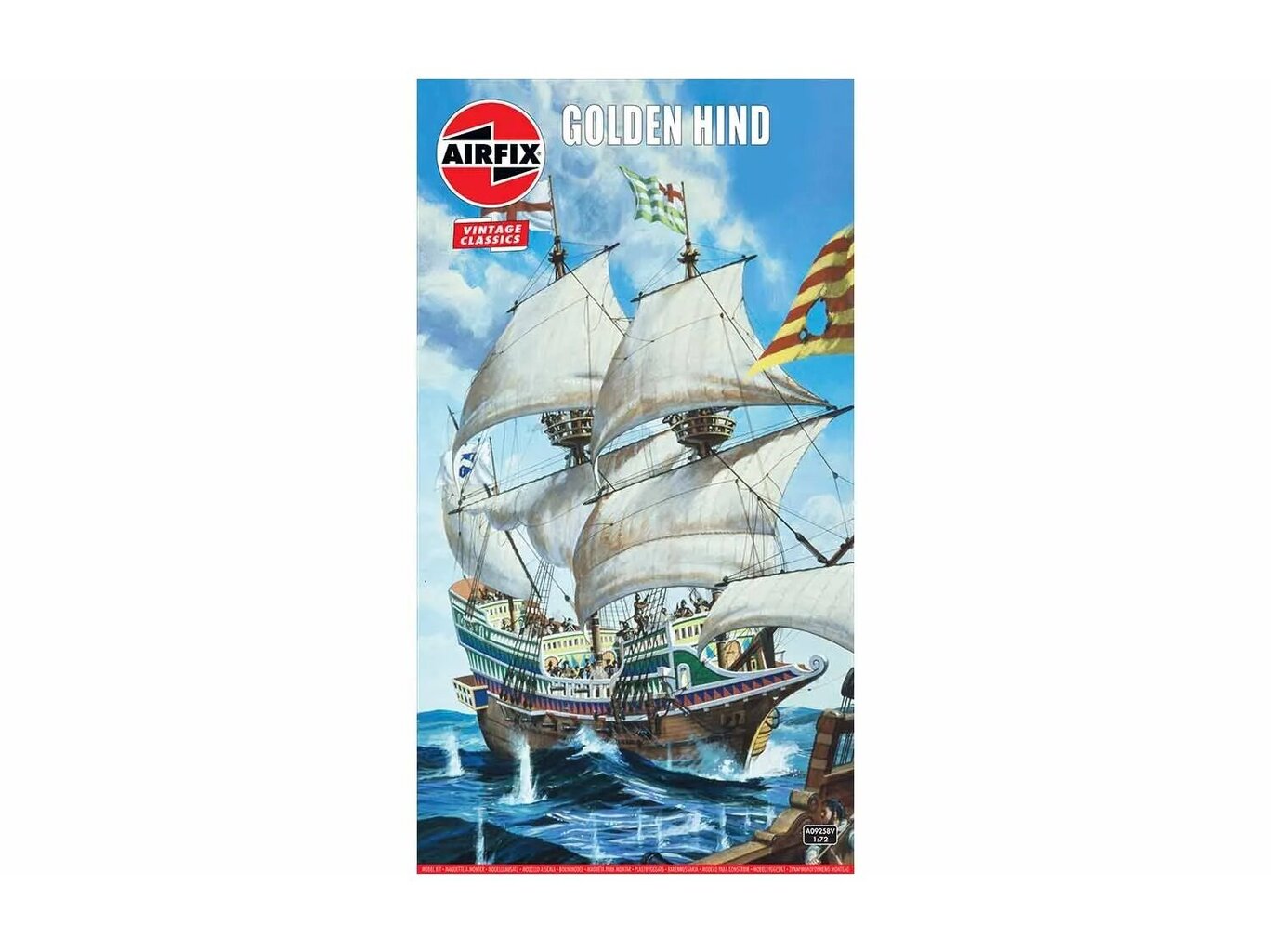 Airfix - Golden Hind, 1/72, A09258V hind ja info | Klotsid ja konstruktorid | kaup24.ee