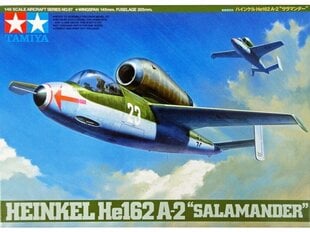 Сборная модель Tamiya - Heinkel He162 A-2 "Salamander", 1/48, 61097 цена и информация | Конструкторы и кубики | kaup24.ee