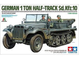 Tamiya - German 1 ton Half-Track Sd.Kfz.10, 1/35, 37016 цена и информация | Конструкторы и кубики | kaup24.ee