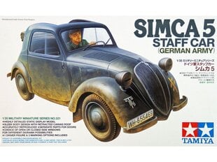 Tamiya - Simca 5 Staff Car (German Army), 1/35, 35321 hind ja info | Klotsid ja konstruktorid | kaup24.ee
