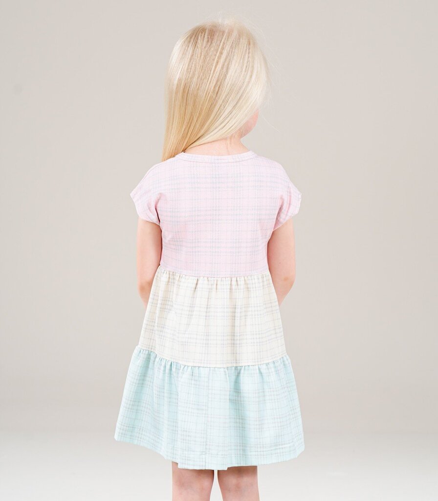 Laste kleit Lenne Tiana 22620 A*2710, roosa/hall 4741593091889 hind ja info | Tüdrukute kleidid | kaup24.ee