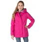 Tüdrukute parka Lenne 45g Poppy 22266*266, fuksia 4741593078378 hind ja info | Tüdrukute joped ja mantlid | kaup24.ee