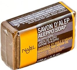 Мыло с глиной рассул и аргановым маслом Najel Aleppo, 100г цена и информация | Мыло | kaup24.ee