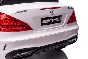 Elektriauto lastele Mercedes SL65 S Lean Cars, valge hind ja info | Laste elektriautod | kaup24.ee