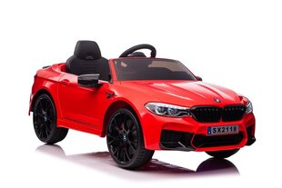 Elektriauto lastele Lean Cars BMW M5, punane hind ja info | Laste elektriautod | kaup24.ee