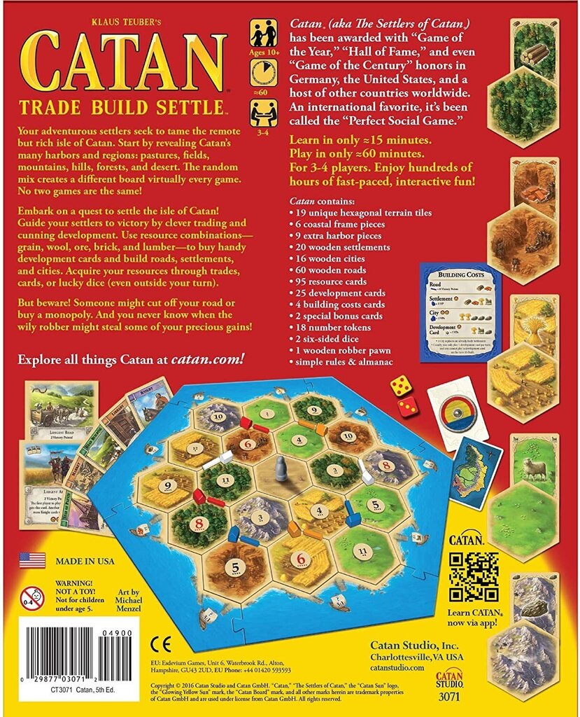 Lauamäng Catan цена и информация | Lauamängud ja mõistatused | kaup24.ee