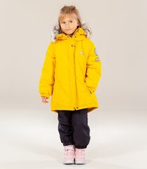 Laste talveparka Lenne 250g Maya 22330*108, kollane 4741593132155 hind ja info | Tüdrukute joped ja mantlid | kaup24.ee