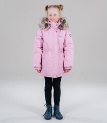 Laste talveparka Lenne 250g Maya 22330*124, roosa 4741593132230 hind ja info | Tüdrukute joped ja mantlid | kaup24.ee