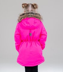 Laste talveparka Lenne 250g Maya 22330*268, neoonroosa 4741593132391 hind ja info | Tüdrukute joped ja mantlid | kaup24.ee