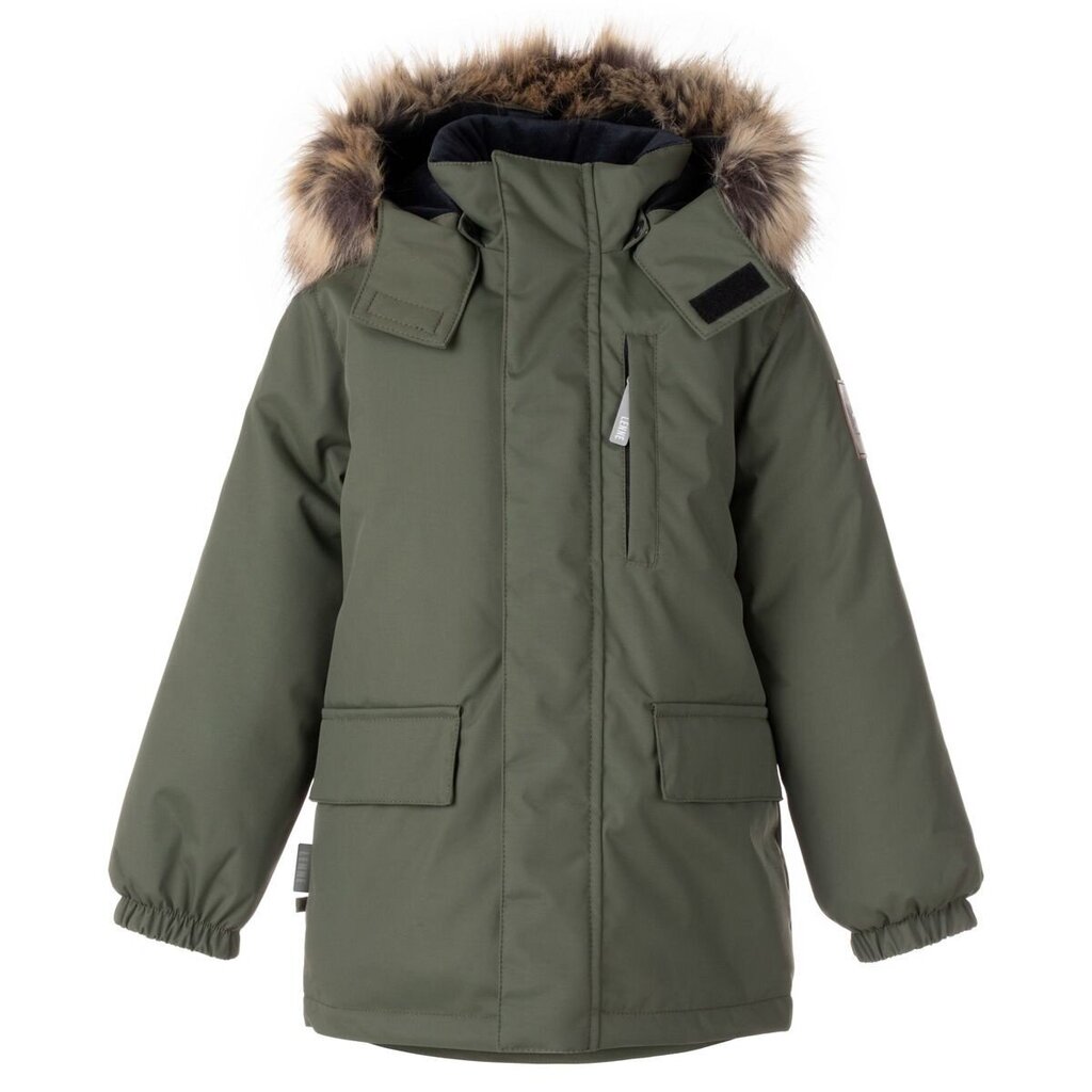 Laste talveparka Lenne 330g Snow 22341*330, oliiv 4741593136832 цена и информация | Poiste joped | kaup24.ee