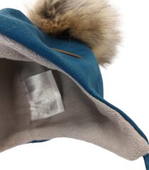 LENNE шапка из мериносовой шерсти Pipu 22588*668, петроль 4741593150999 цена и информация | Шапки, перчатки, шарфы для мальчиков | kaup24.ee