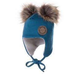 LENNE шапка из мериносовой шерсти Pipu 22588*668, петроль 4741593150999 цена и информация | Шапки, перчатки, шарфы для мальчиков | kaup24.ee
