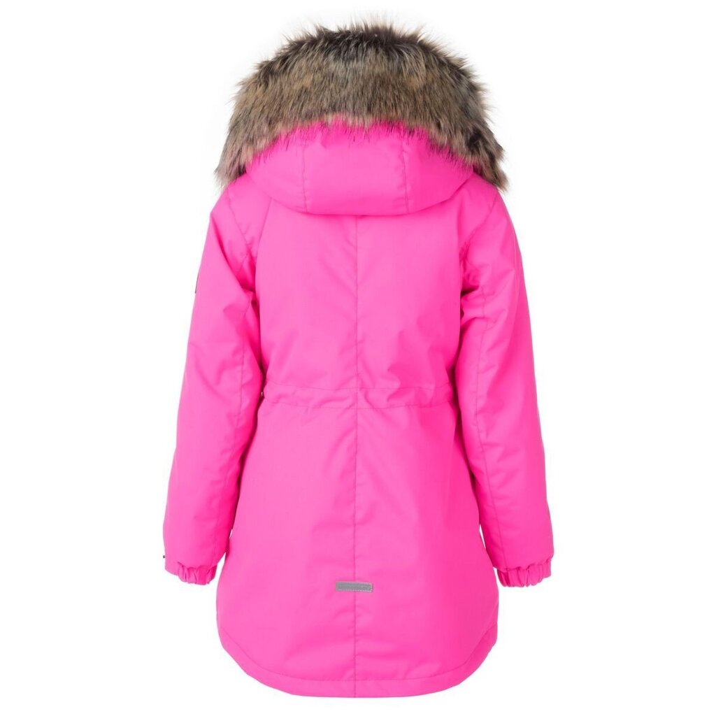 Laste talveparka Lenne 250g Edina 22671*268, neoonroosa 4741593200571 цена и информация | Tüdrukute joped ja mantlid | kaup24.ee