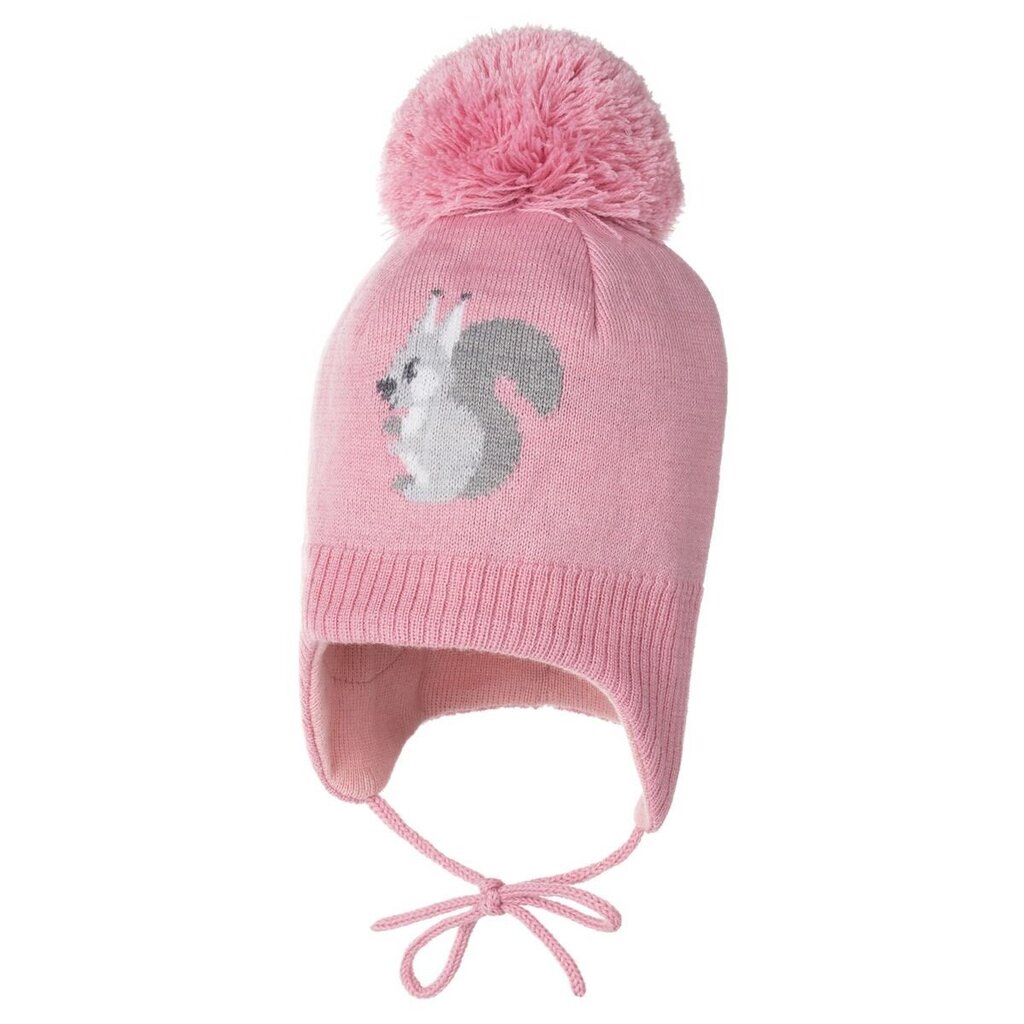 Laste meriinovillane müts Lenne Afara 22374*124, roosa 4741593159084 hind ja info | Tüdrukute mütsid, sallid, kindad | kaup24.ee