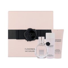 Набор для женщин Viktor & Rolf Flowerbomb: EDP, 30 мл + гель для душа, 50 мл + крем для тела, 40 мл цена и информация | Женские духи | kaup24.ee