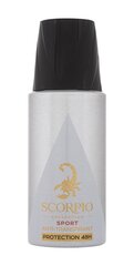 Spreideodorant Scorpio Sport Collection meestele, 150 ml hind ja info | Deodorandid | kaup24.ee