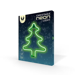 Neoon Led jõulupuu, rohelised, patareid + USB FLNE16 цена и информация | Настенный светильник Конусы | kaup24.ee
