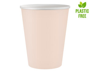 Одноразовые бумажные стаканчики , 250 мл, 6 шт, light pink PW-KPJR цена и информация | Праздничная одноразовая посуда | kaup24.ee