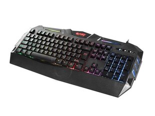 Natec Fury Gaming Keyboard SPITFIRE USB, backlight, US layout, Black цена и информация | Клавиатуры | kaup24.ee