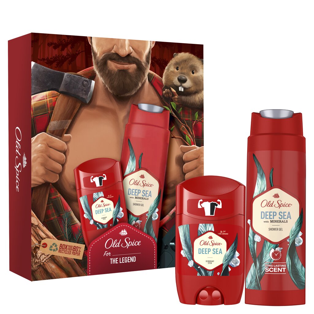 Meeste kinkekomplekt Old Spice Deep Sea цена и информация | Deodorandid | kaup24.ee