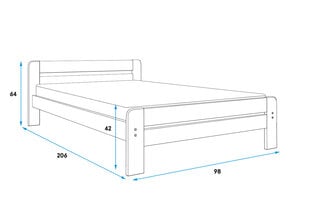 Кровать BMS602 цена и информация | Кровати | kaup24.ee