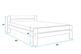 Кровать BMS608 цена и информация | Кровати | kaup24.ee
