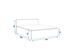 Кровать BMS616 цена и информация | Кровати | kaup24.ee