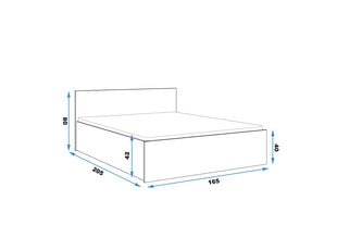 Кровать BMS622 цена и информация | Кровати | kaup24.ee