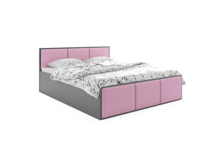 Кровать BMS637 Серый/Розовый цена и информация | Кровати | kaup24.ee