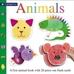 Alphaprint Animals Flashcard Book hind ja info | Väikelaste raamatud | kaup24.ee