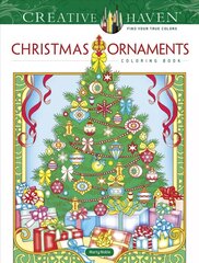 Creative Haven Christmas Ornaments Coloring Book hind ja info | Väikelaste raamatud | kaup24.ee