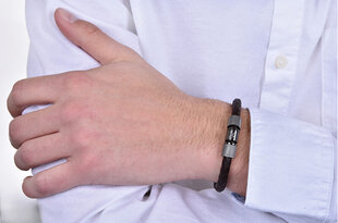 Кожаный браслет для мужчин Dici Milano DCBR50120200 цена и информация | Мужские украшения | kaup24.ee