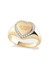 Guess Романтичное позолоченное кольцо Fine Heart JUBR01430JWYG цена и информация | Кольцо | kaup24.ee