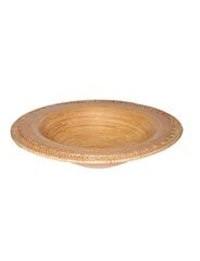 Бамбуковая тарелка D45xH9см цена и информация | Посуда, тарелки, обеденные сервизы | kaup24.ee