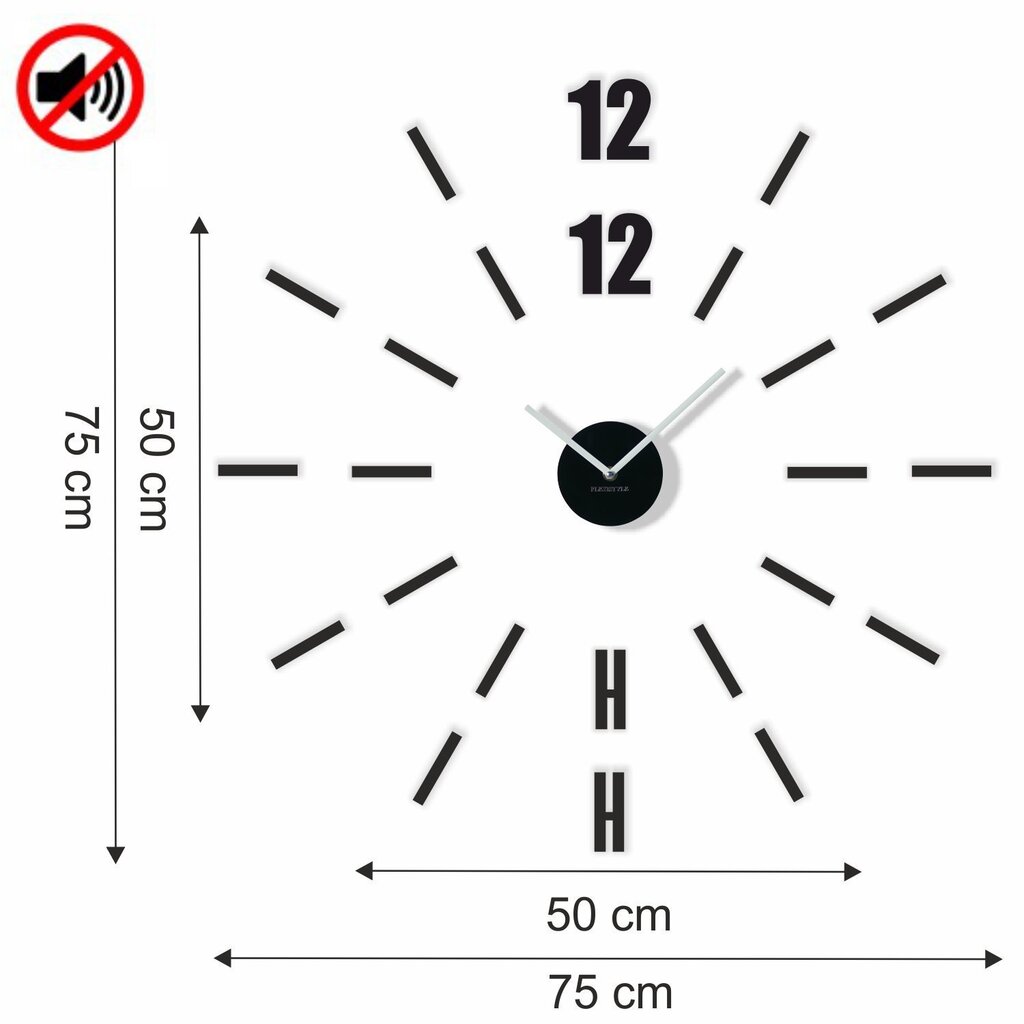 Seinakell Võlu 2 50-75 cm цена и информация | Kellad | kaup24.ee