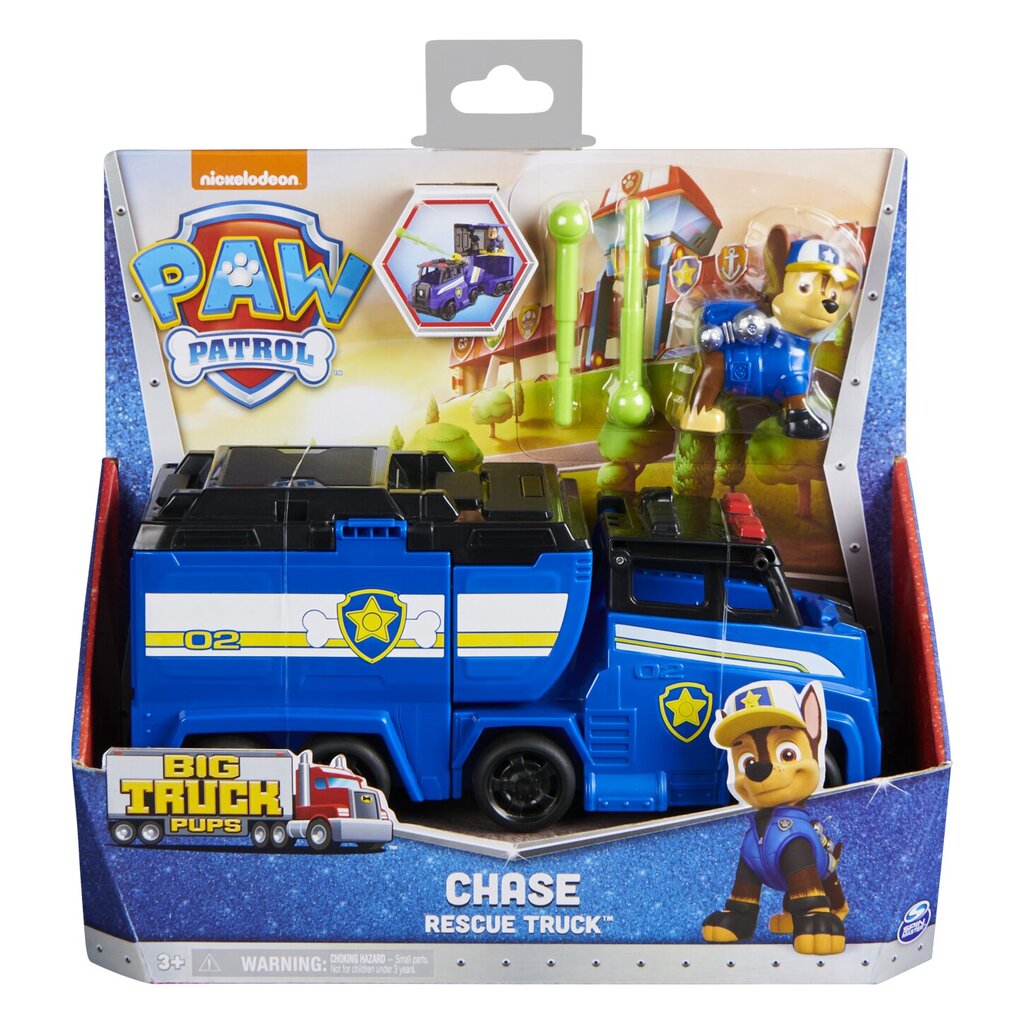 Sõiduk Big Truck Pups Chase Käpapatrull (paw Patrol) hind ja info | Poiste mänguasjad | kaup24.ee