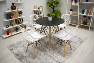 4-tooli komplekt Sak, valge hind ja info | Söögilaua toolid, köögitoolid | kaup24.ee