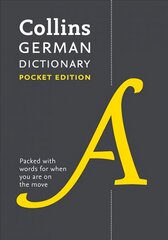 German Pocket Dictionary: The Perfect Portable Dictionary 9th Revised edition, Collins German Dictionary hind ja info | Võõrkeele õppematerjalid | kaup24.ee