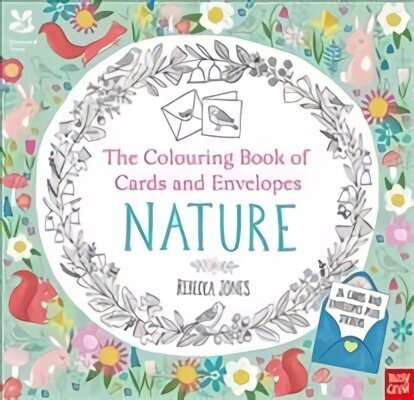 National Trust: The Colouring Book of Cards and Envelopes - Nature hind ja info | Väikelaste raamatud | kaup24.ee