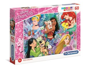 Clementoni: 60el puzzle. Super Värv Princess hind ja info | Pusled | kaup24.ee