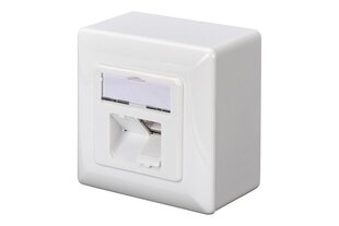 Digitus Модульные настенные розетки CAT 5e, экранированные, 2x RJ45 LSA цена и информация | Выключатели, розетки | kaup24.ee