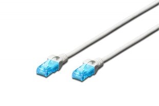 Digitus Патч-кабель CAT 5e U-UTP, 2 м, белый цена и информация | Кабели и провода | kaup24.ee